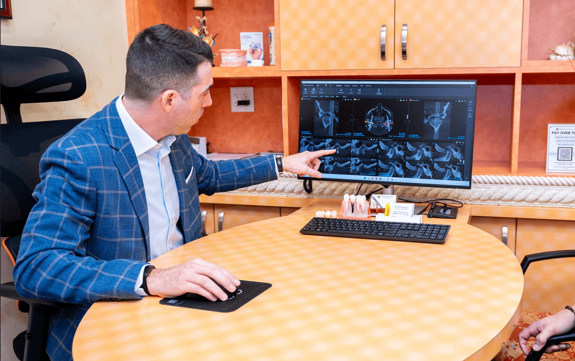 TMJ examination and diagnosis