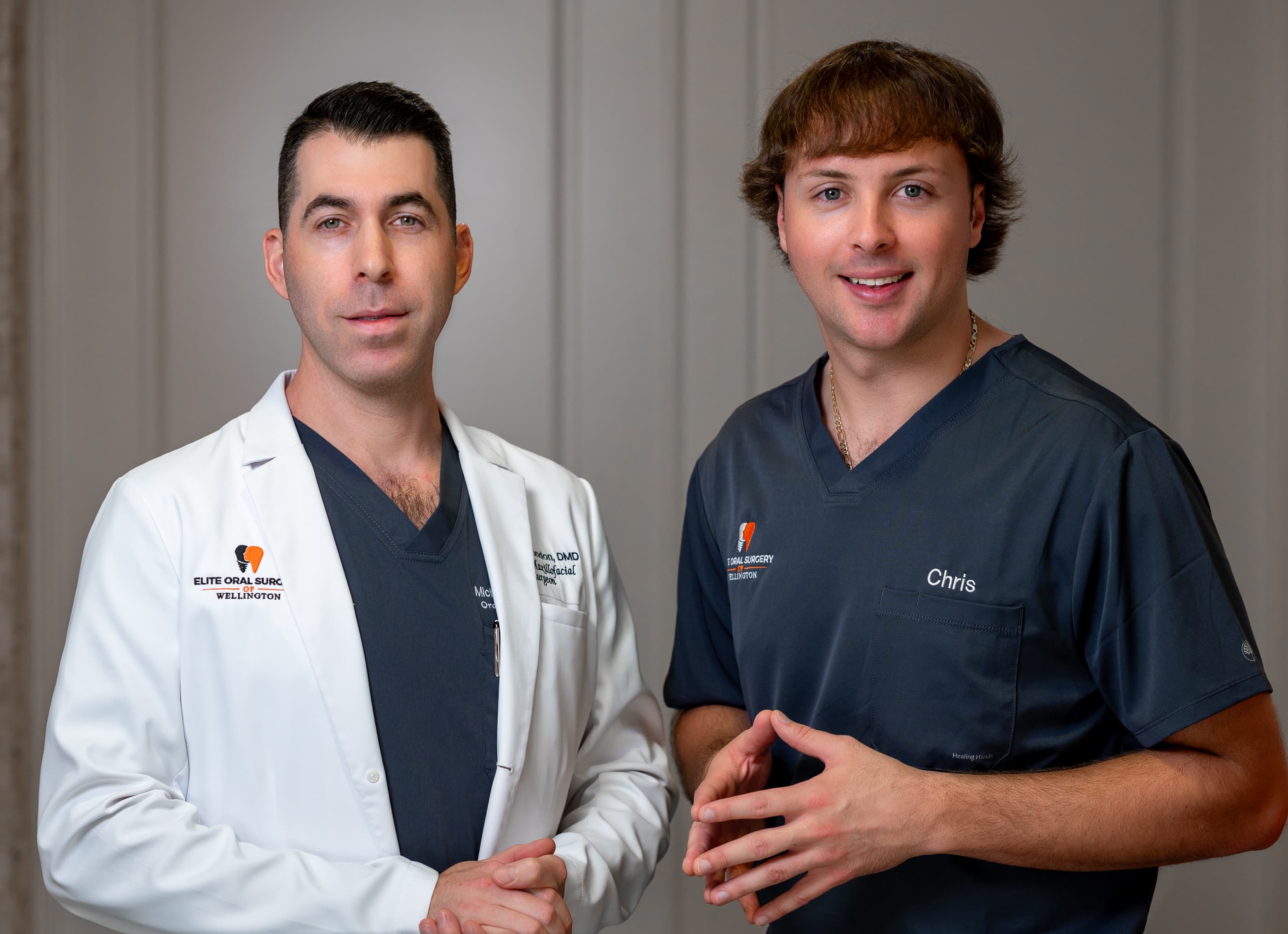 Dr. Michael London and Chris Mauck